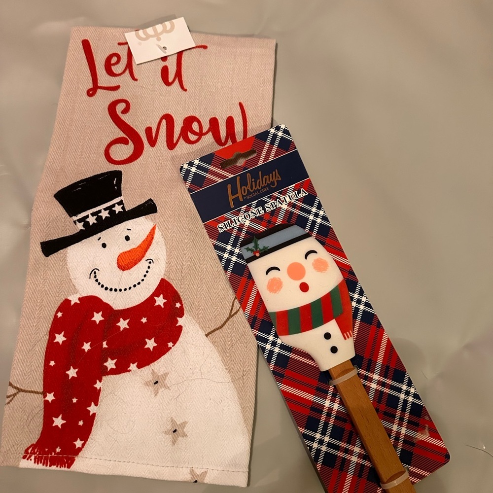 Festive Snowman Kitchen Set ☃️❄️ - Picture 2 of 4